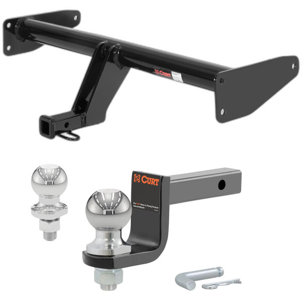 2012-2015 Chevrolet Captiva Sport All Class 2 Hitch, 1-1/4" Receiver + 2" Ball + 1-7/8" Ball Kit - CURT