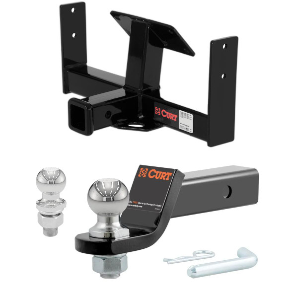 2002-2008 Mercedes-Benz G500 All CURT Class 3 Trailer Hitch, 2" Receiver + 2" Ball + 1-7/8" Ball Kit - CURT