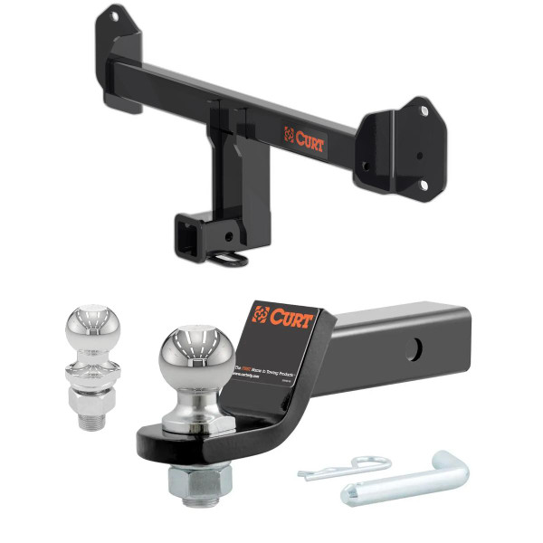 2011-2025 BMW X3 All CURT Class 3 Trailer Hitch, 2" Receiver + 2" Ball + 1-7/8" Ball Kit - CURT