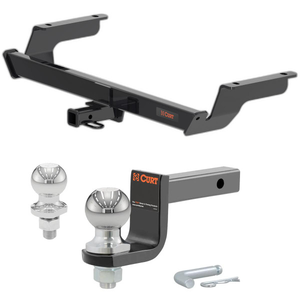 2024 Subaru Impreza All Class 1 Trailer Hitch, 1-1/4" Receiver + 2" Ball + 1-7/8" Ball Kit - CURT