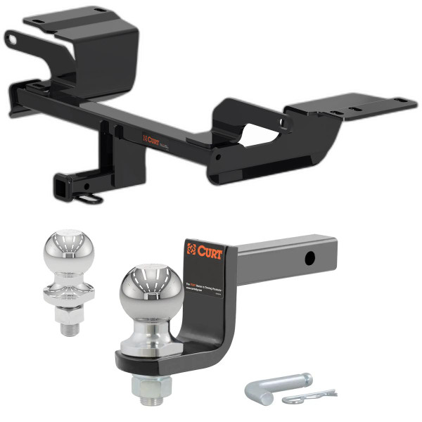 2018-2020 Buick Regal TourX All Class 2 Trailer Hitch, 1-1/4" Receiver + 2" Ball + 1-7/8" Ball Kit - CURT