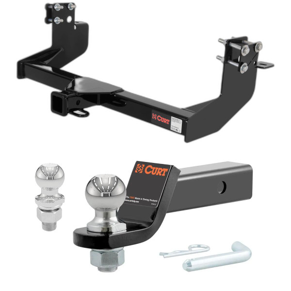 2003-2006 Dodge Sprinter 2500 118 In. Wheel Base with Single Rear Wheels CURT Class 3 Trailer Hitch, 2" Receiver + 2" Ball + 1-7/8" Ball Kit - CURT