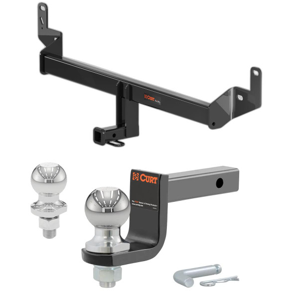 2017-2023 Chevrolet Bolt EV All Class 1 Trailer Hitch, 1-1/4" Receiver + 2" Ball + 1-7/8" Ball Kit - CURT