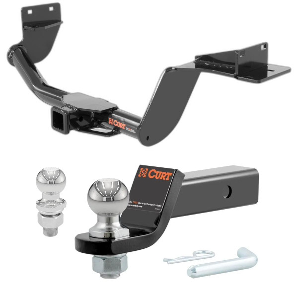 2016-2020 Kia Sorento All CURT Class 3 Trailer Hitch, 2" Receiver + 2" Ball + 1-7/8" Ball Kit - CURT
