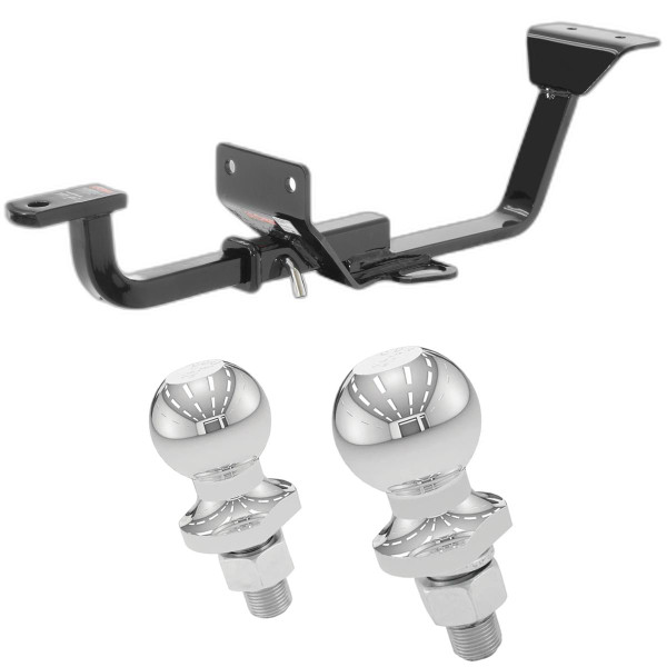 2007-2010 Jeep Grand Cherokee SRT8 With Center Dual Exhaust Class 1 Trailer Hitch, 1-1/4" Ball Mount - CURT