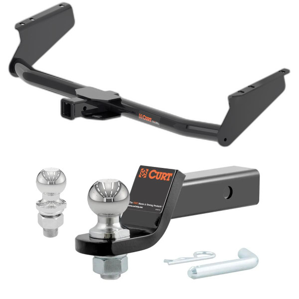2021-2025 Toyota Sienna All CURT Class 3 Trailer Hitch, 2" Receiver + 2" Ball + 1-7/8" Ball Kit - CURT