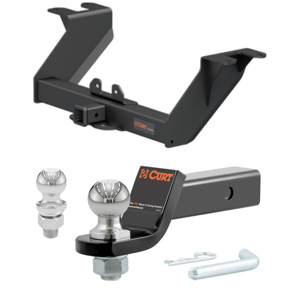 2022 Chevrolet Silverado 1500 LTD With Factory Receiver Xtra Duty CURT Class 5 Hitch, 2" Receiver + 2" Ball + 1-7/8" Ball Kit - CURT