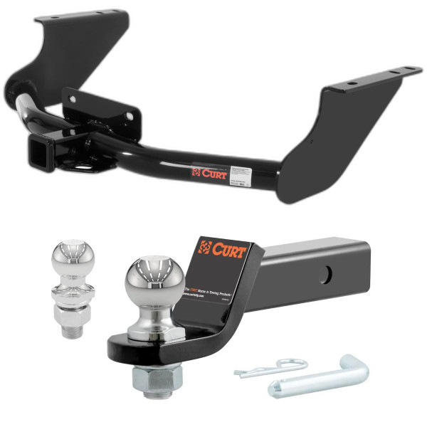 2009-2010 Dodge Ram 1500 Excluding factory receiver CURT Class 4 Trailer Hitch, 2" Receiver + 2" Ball + 1-7/8" Ball Kit - CURT