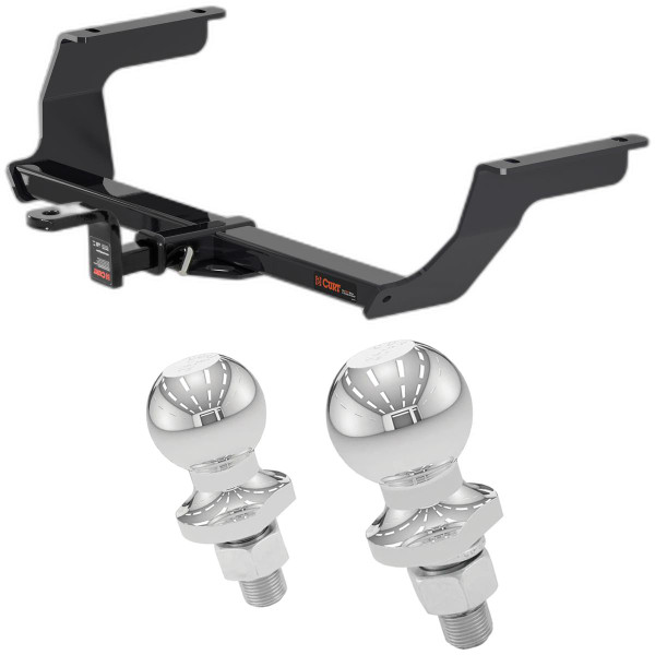 2017-2023 Subaru Impreza Hatchback, single exhaust Class 1 Trailer Hitch, 1-1/4" Ball Mount - CURT