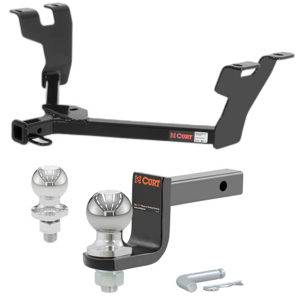 2005-2009 Subaru Legacy Sedan or Wagon, Including Outback and 2.5 GT Class 2 Trailer Hitch, 1-1/4" Receiver + 2" Ball + 1-7/8" Ball Kit - CURT