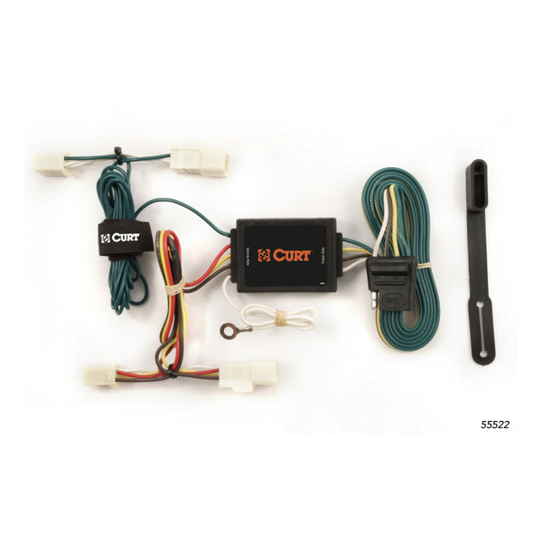 2003 - 2008 Toyota Matrix XR and XRS Curt 1-1/4" Class 2 Trailer Tow Hitch + 5-Flat Wiring Kit Tow Boat/Utility Trailer with Surge Brakes 12013