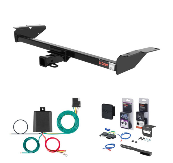 1979 - 1986 Mercury Wagon Curt 2" Class 3 Trailer Tow Hitch + 5-Flat Wiring Kit Tow Boat/Utility Trailer with Surge Brakes 13707 - CURT