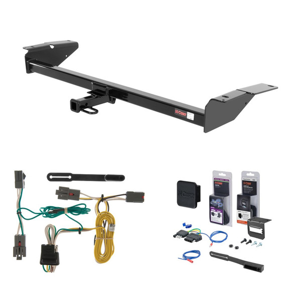 1992 - 1997 Mercury Grand Marquis Sedan Curt 1-1/4" Class 2 Trailer Tow Hitch + 5-Flat Wiring Kit Tow Boat/Utility Trailer with Surge Brakes 12130 - CURT