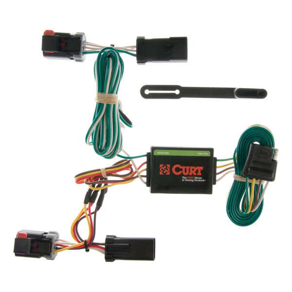 1996 - 2000 Plymouth Grand Voyager Excluding Stow 'n Go Curt 1-1/4" Class 2 Trailer Tow Hitch + 5-Flat Wiring Kit Tow Boat/Utility Trailer with Surge Brakes 12094