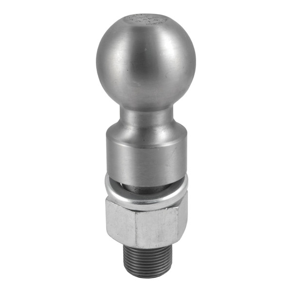 CURT 2-5/16" Trailer Ball (1-1/4" x 2-5/8" Shank, 25,000 lbs., Raw Steel) Trailer Hitch Ball - CURT