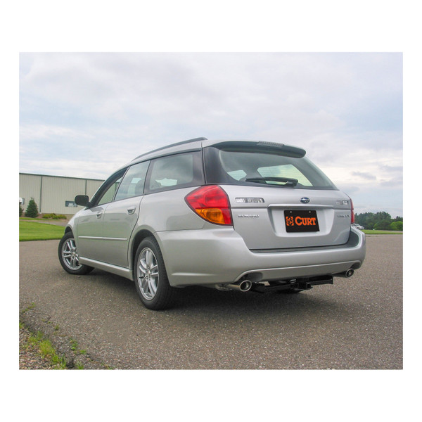 1996 - 1999 Subaru Legacy Wagon Curt 1-1/4" Class 2 Trailer Tow Hitch + 5-Flat Wiring Kit Tow Boat/Utility Trailer with Surge Brakes 12270-2