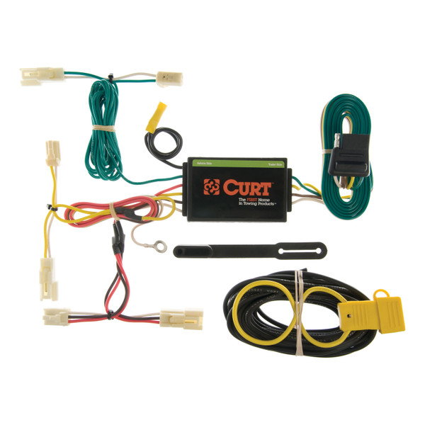 2003 - 2008 Pontiac Vibe Excluding GT Curt 1-1/4" Class 2 Trailer Tow Hitch + 5-Flat Wiring Kit Tow Boat/Utility Trailer with Surge Brakes 12234