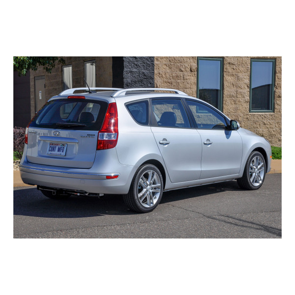 2009 - 2012 Hyundai Elantra Hatchback Curt 1-1/4" Class 1 Trailer Tow Hitch + 5-Flat Wiring Kit Tow Boat/Utility Trailer with Surge Brakes 11471