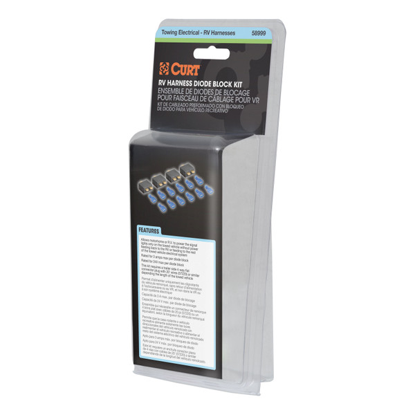 CURT RV Harness Diode Kit Trailer Connector Kit