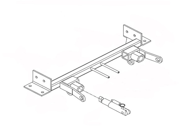 BlueOx Tow Bar Base Plate, Front Mount, RV Flat Towing for Select, FORD RANGER 4WD - Blue Ox