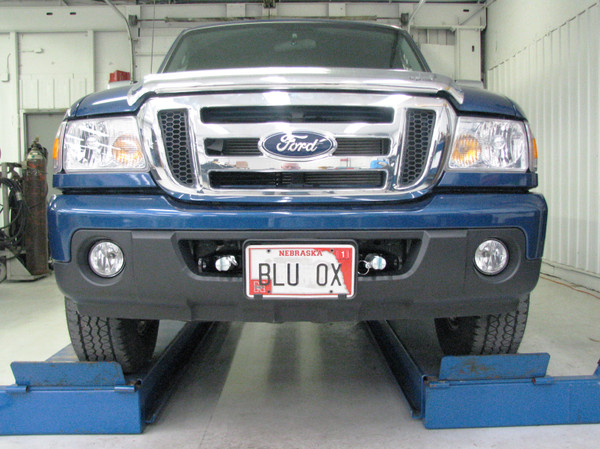 BlueOx Tow Bar Base Plate, Front Mount, RV Flat Towing for Select, FORD RANGER 4WD
