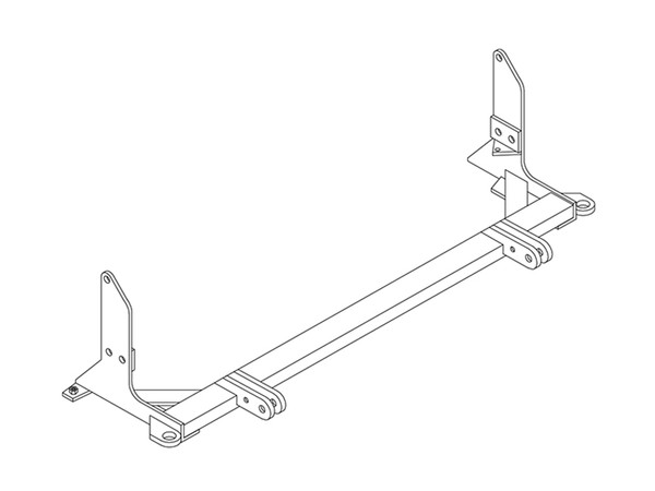 BlueOx Tow Bar Base Plate, Front Mount, RV Flat Towing for Select, HONDA CR-V - Blue Ox
