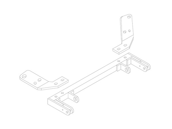BlueOx Tow Bar Base Plate, Front Mount, RV Flat Towing for Select, MAZDA MIATA - Blue Ox