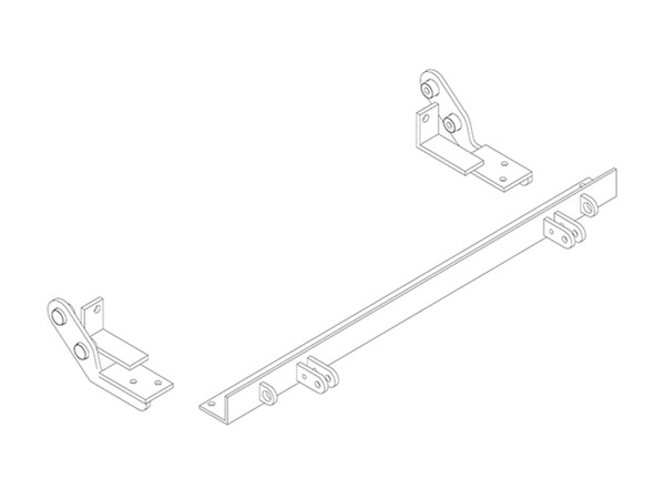 BlueOx Tow Bar Base Plate, Front Mount, RV Flat Towing for Select, ISUZU AMIGO/P.U. - Blue Ox