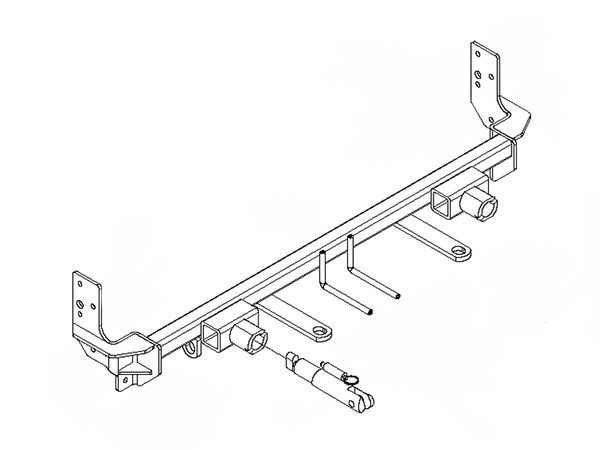 BlueOx Tow Bar Base Plate, Front Mount, RV Flat Towing for Select, KIA SPECTRA 5 E13 - Blue Ox