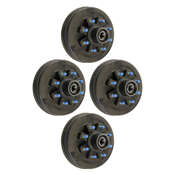 Lippert (4-Pack) 8K lbs RV Brake Hub Assembly, 8 on 6.5", 5/8", 8,000 - Heavy-Duty Trailer Component LIPKITA7CH1 - CURT