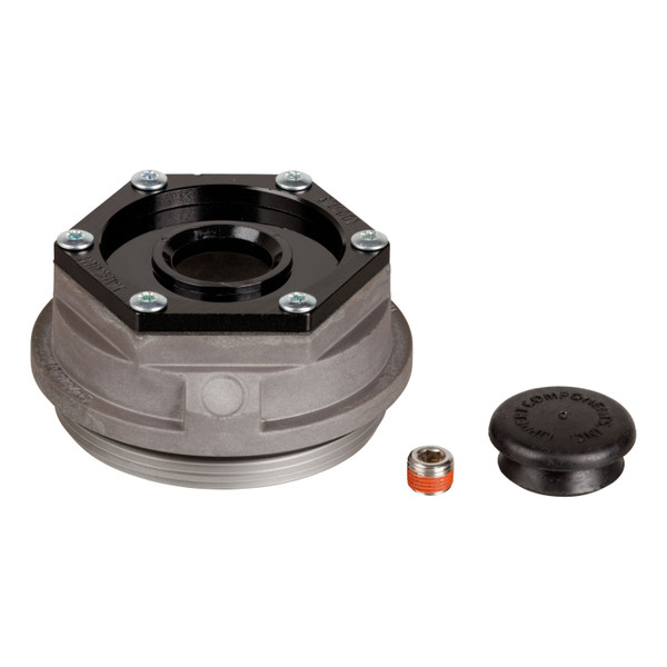 Lippert Trailer Axle Oil and Dust Cap with Set Screw - 8,000 lbs. Black 85373929 - Lippert