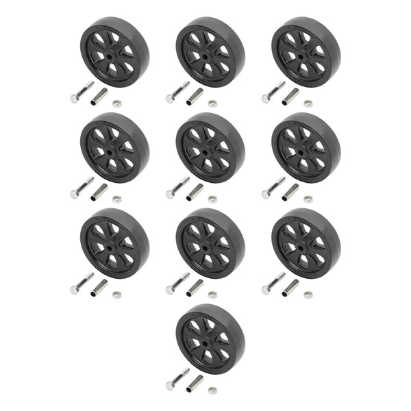Fulton (10-Pack) Trailer Jack Replacement Part, Service Kit, 8 Inch Wheel - Fulton