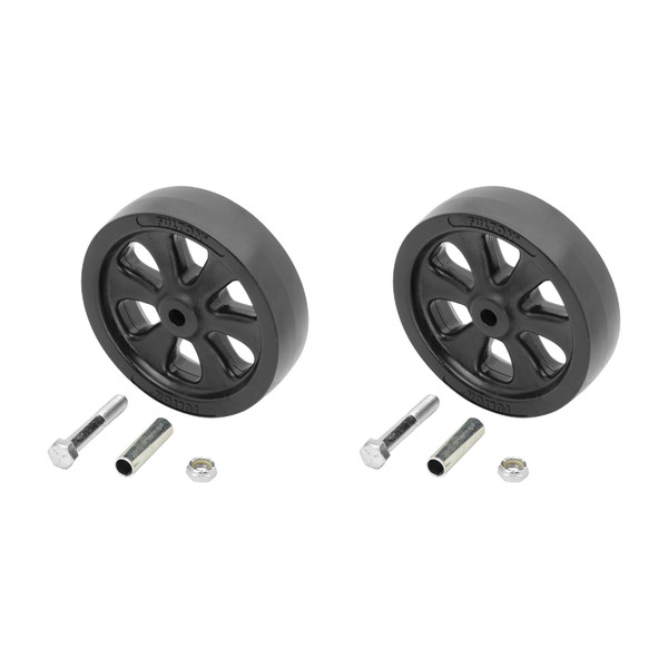 Fulton (2-Pack) Trailer Jack Replacement Part, Service Kit, 8 Inch Wheel - Fulton