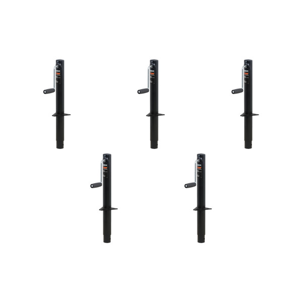 CURT (5-Pack) A-Frame Jack with Side Handle (2,000 lbs, 14-1/2" Travel) - CURT