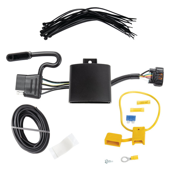 Tekonsha T-One  T-Connector Harness, 4-Way Flat, w/Circuit Protected ModuLite  HD Module TK118784 - Tekonsha
