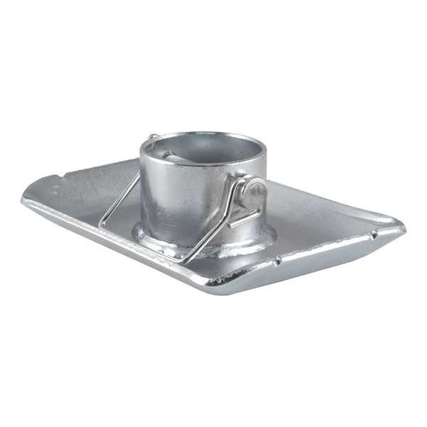 CURT Pin-On Jack Foot (Fits 2" Tube, 2,000 lbs, 1-11/16" Height, Packaged) Trailer Jack Foot