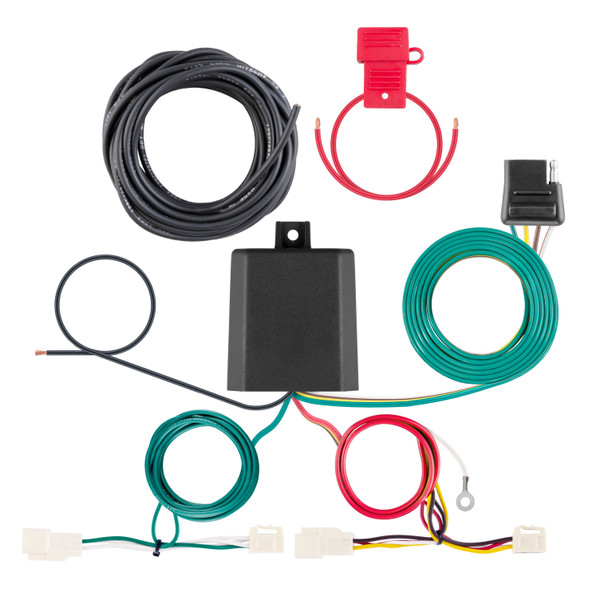 CURT Custom Wiring Harness, 4-Way Flat Output, Select Toyota Camry 56544 - CURT