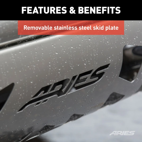 ARIES 3" Black Steel Bull Bar, Select Jeep Commander, Grand Cherokee Brush Guard