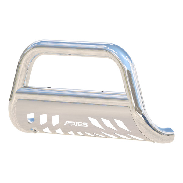 ARIES 2-1/2" Polished Stainless Bull Bar, Select Chevrolet Colorado, GMC Canyon Brush Guard