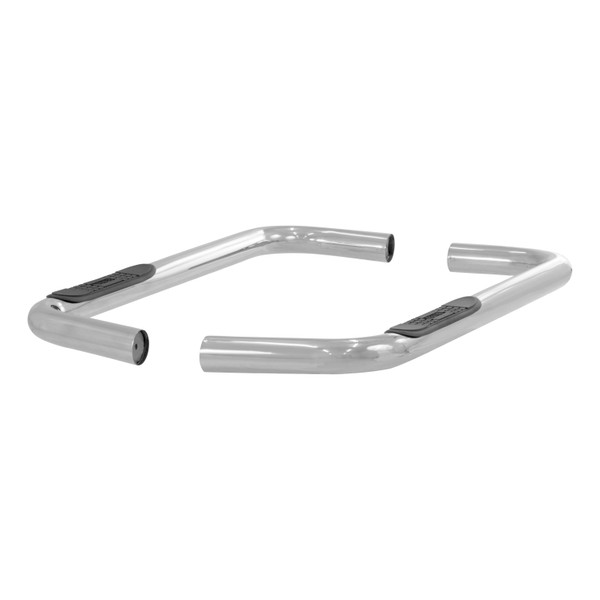 ARIES 3" Round Polished Stainless Side Bars, Select Ford Ranger Step Nerf Bar Kit - ARIES