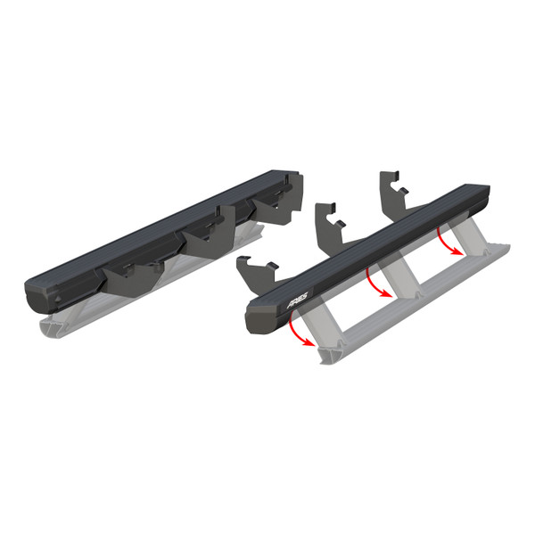 ARIES ActionTrac 83.6" Powered Running Boards, Select Ford Ranger Step Nerf Bar Kit