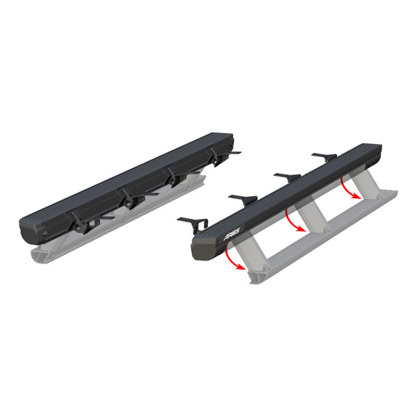 ARIES ActionTrac 83.6" Powered Running Boards, Select Jeep Gladiator Step Nerf Bar Kit