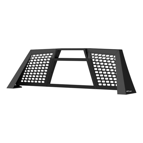 ARIES Switchback Black Aluminum Headache Rack, Select Chevrolet Colorado, GMC Canyon Truck Cab Protector / Headache Rack