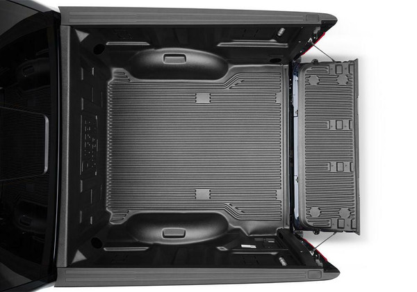 21-24 F-150 6'7" Bed - w/ Pro Power Onboard Rugged Liner Under Rail Bedliner F65U21
