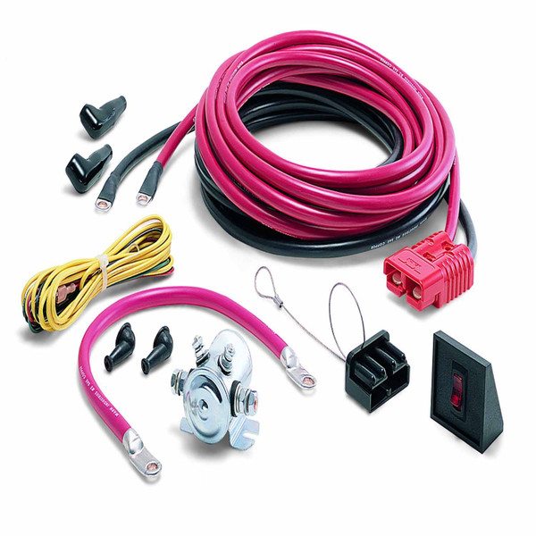 Warn 32966 Winch Disconnect Kit 24ft Cable with Solenoid & Switch - WARN