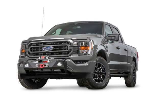 Warn 107650 Winch Mount Black Powder Coated Steel - WARN