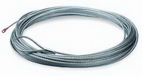 Warn 74313 Winch Cable 3/8 x 80 Galvanized Aircraft Wire Rope - WARN