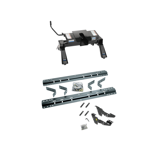 2007-2010 Chevrolet Silverado 3500 HD  Reese 16K Fifth Wheel, Dual Jaw, Complete System (Includes Rails & Custom Fit Brackets) - Reese