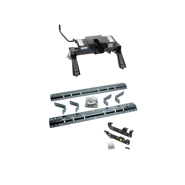 2011-2016 Ford F-250 Super Duty Except Cab & Chassis Reese 16K Fifth Wheel, Dual Jaw, Complete System (Includes Rails & Custom Fit Brackets) - Reese