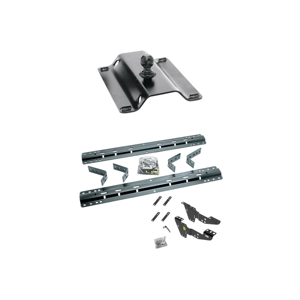 2007-2007 Chevrolet Silverado 1500 HD (Classic) Reese 25K Fifth Wheel Gooseneck Plate w/ Universal Rail Kit & Custom Fit Brackets - Reese
